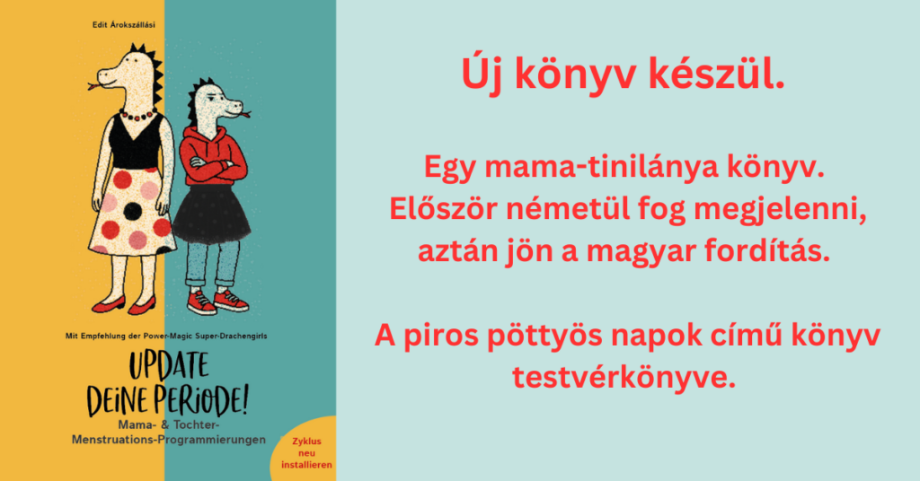 Új könyv készül - mama-tinilány könyv